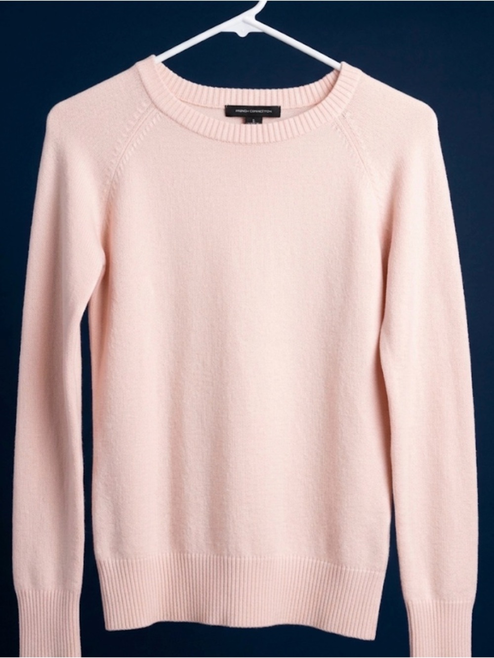 Modern Crewneck Sweater in Soft Blush Pink by French Connection